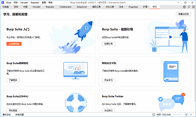 Burp Suite(Web应用安全测试工具) Professional 2025.7 汉化绿色版-维客博客